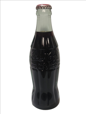 Coca-Cola Contour Bottle with Red Cap Holiday Greeting 1994 On Bottom